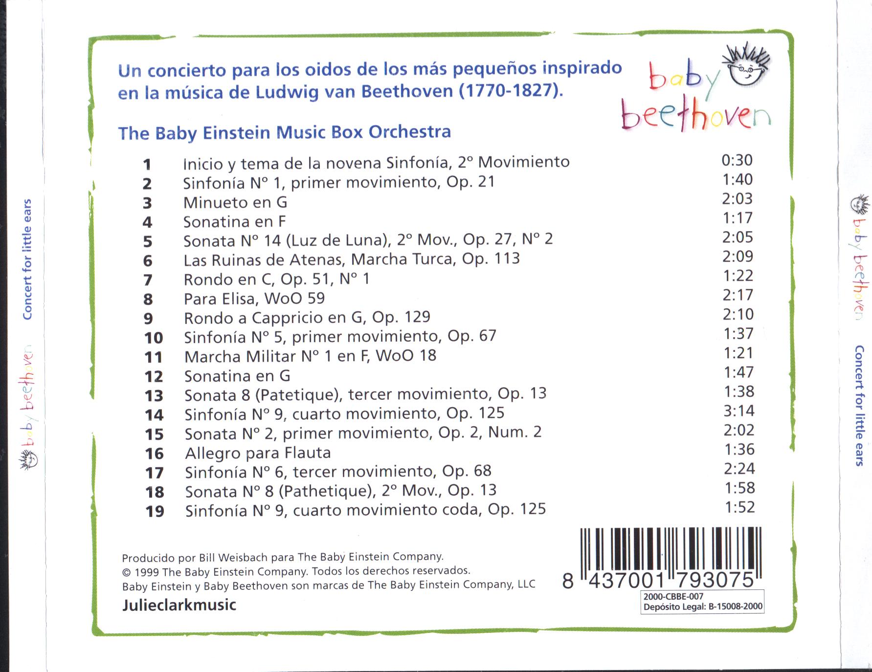 Baby Einstein: Baby Beethoven — The Baby Einstein Music Box Orchestra